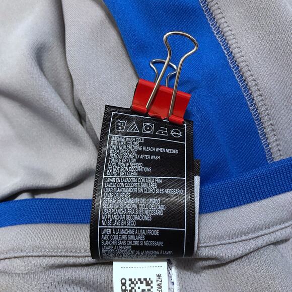 Adidas NWOT NBA Heather Grey, White and Blue Jersey Women XL - Picture 14 of 14